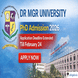 DR MGR University PhD Admission 2026 Application Deadline Extended Till February 24, Apply Now